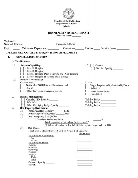 annual statistical report for ambulance service providers|ADMINISTRATIVE ORDER NO. 2018.